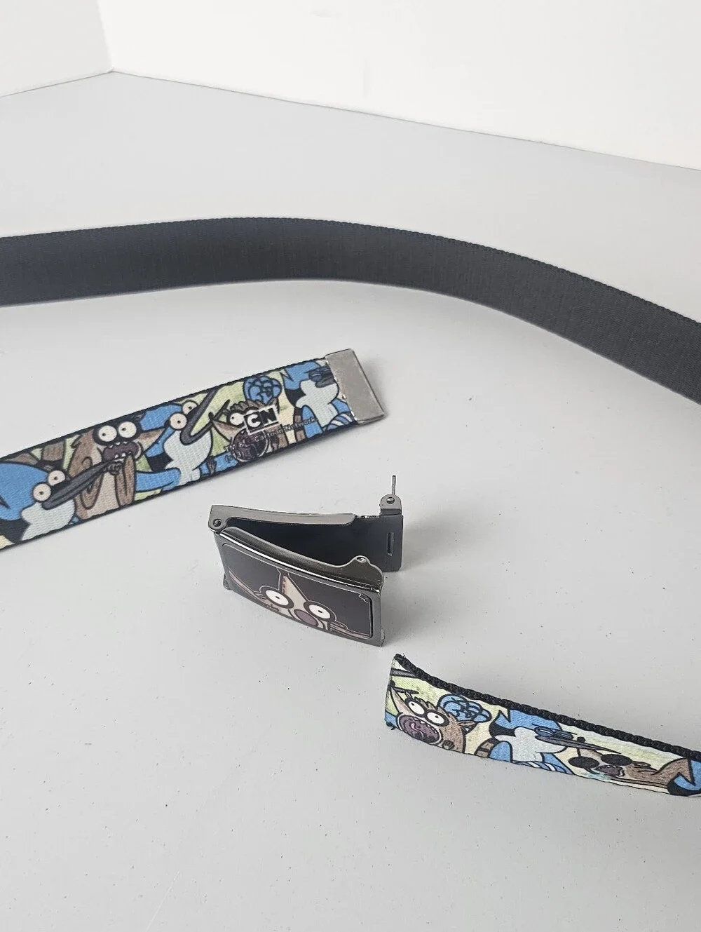 Cartoon Network Regular Show Belt Mordecai Rigby Y2K Spencer's Hot Topic